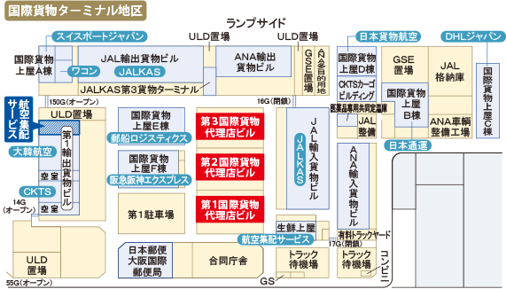 国際貨物ターミナル地区